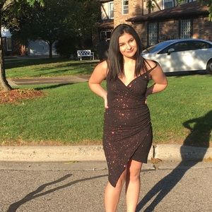 Sparkly homecoming dress